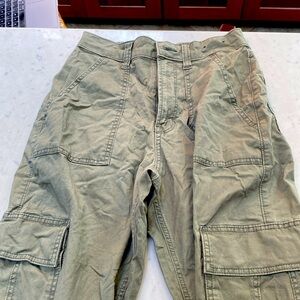 High rise Hollister baggy cargos